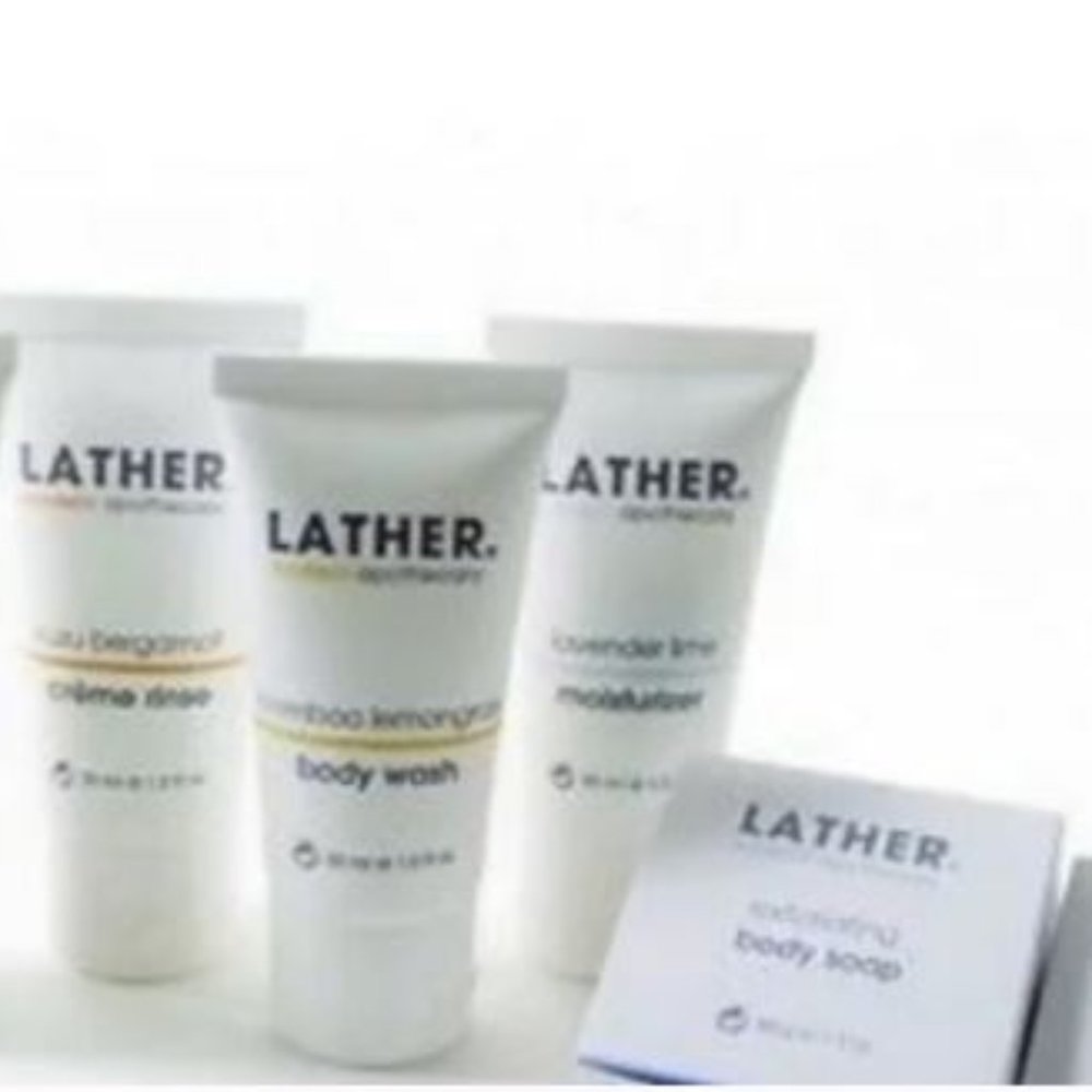 Lather Modern Apothecary Travel Shower Set